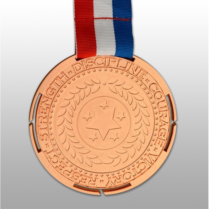 100MM MOTIVATION MEDAL (3MM THICK) - GOLD, SILVER OR BRONZE